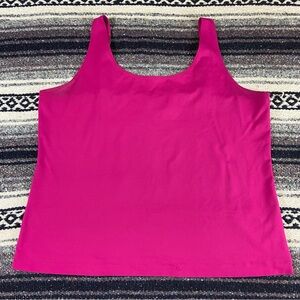 Chico's Size 3 Pink Fuchsia Tank Top Undershirt Adjustable Straps